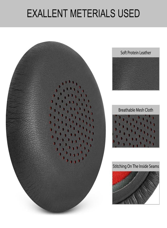 G GVOEARS أغطية وسادات الأذن من بلانترونيكس - وسادة بديلة متوافقة مع سماعات Poly Voyager Focus UC، وVoyager 4210/4220، وFocus B825، وBlackWire 5200/5210/5220/7225 - Image 3
